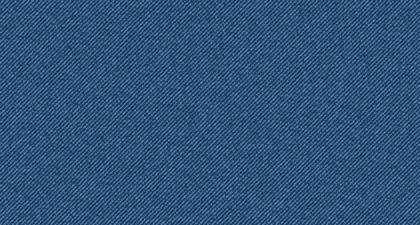 ilustrações de stock, clip art, desenhos animados e ícones de blue denim pattern texture background vector illustration - calças de ganga