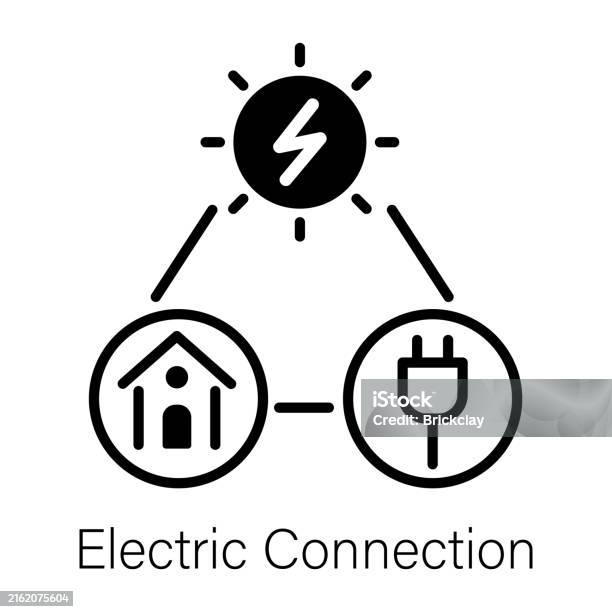 Electric Connection Vector Electric Connection Stock Illustration - Download Image Now ...
