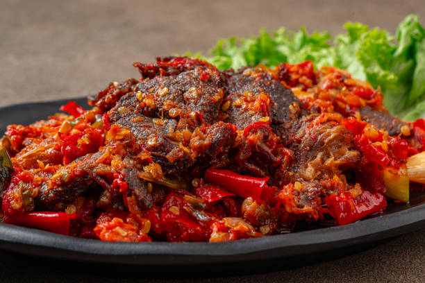 istock Jerado balado or Dendeng balado 2162084094
