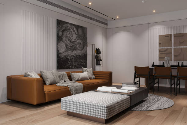istock Modern Living Room. Contemporary Interior Design Background 2162084462