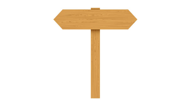 istock blank wooden road sign on the white background 2162088369