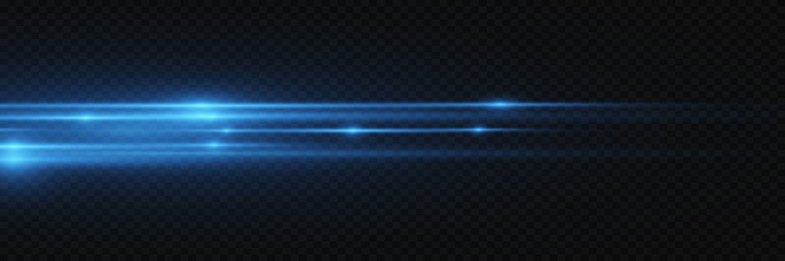 Blue Flashline Bright Light Flash Blue Lines Effect On A Transparent Background Stock ...
