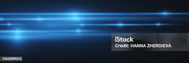Color Flash Blue Bright Light Flash Blue Lines Effect On A Transparent Background Stock ...