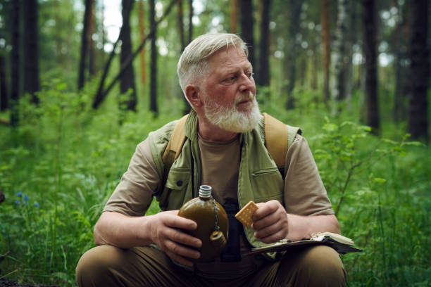 istock Senior Tourist Eating Snacks 2162093808