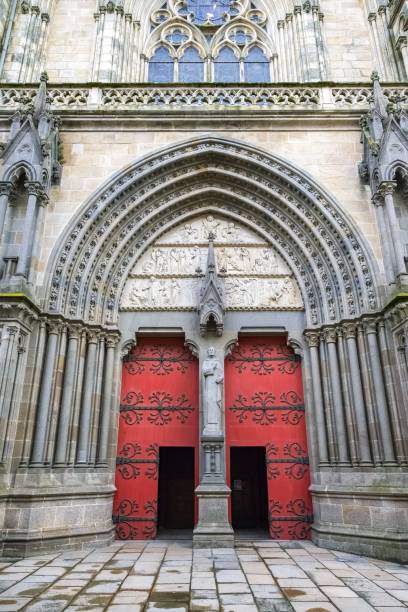 istock Vannes in Brittany, the cathedral, the main entry 2162094126