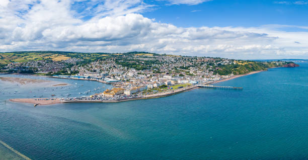 istock Panorama over Teignmouth coastline 2162094569