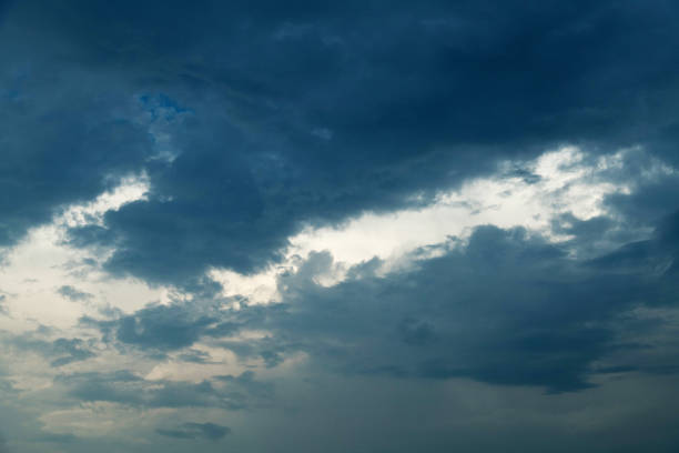 Dark cloud storm in the sky.