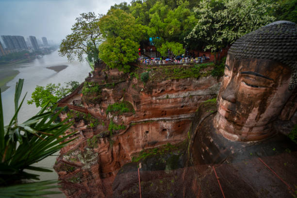 istock Great Buddha of Leshan in China 2162097606