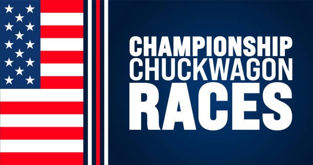 istock National Championship Chuckwagon Races is observed every year in August. Holiday concept. Template for background, banner, card, poster, placard, design template with unique shapes with standard color 2162103146