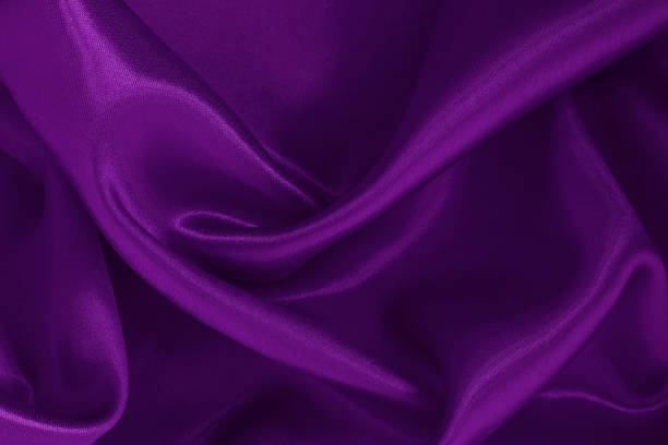 istock Purple fabric cloth texture for background and design art work, beautiful crumpled pattern of silk or linen. 2162105859
