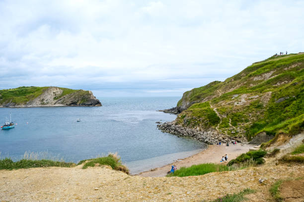 istock Lulworth Cove and beach view in Dorset, UK 2162106947