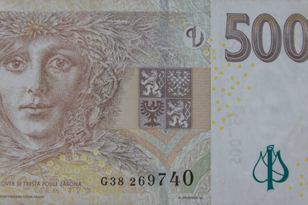 istock Macro shot of 500 Czech koruna banknote 2162109598