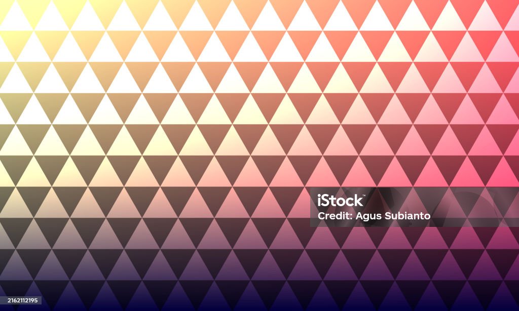 Glowing Triangle Pattern Background With Red Gradient Effect Stock ...