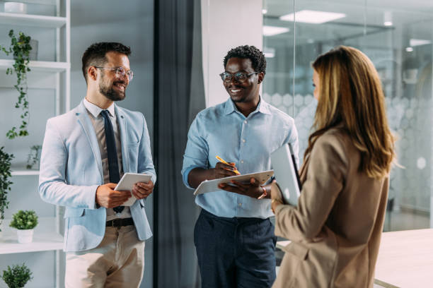 istock Business persons on meeting in the office. 2162112701