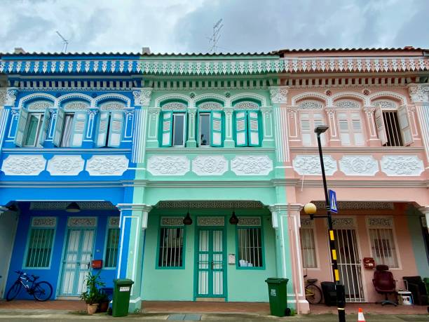 istock Singapore- Peranakan houses 2162123137