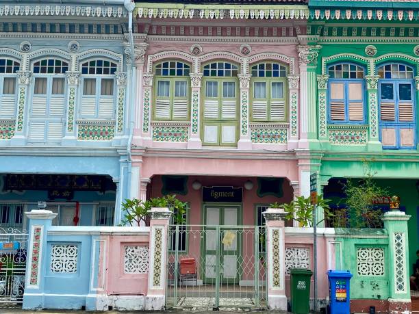 istock Singapore- Peranakan houses 2162123318