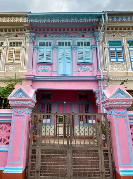 istock Singapore- Peranakan houses 2162123348