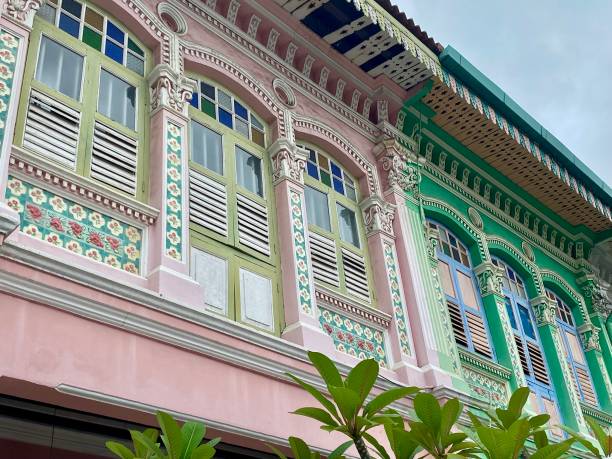 istock Singapore- Peranakan houses 2162123912