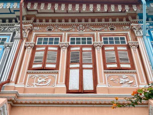 istock Singapore- Peranakan houses 2162123977