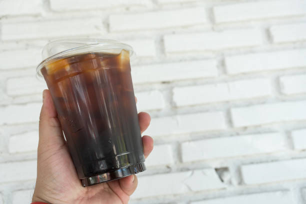 istock Iced americano in a plastic mug 2162125360