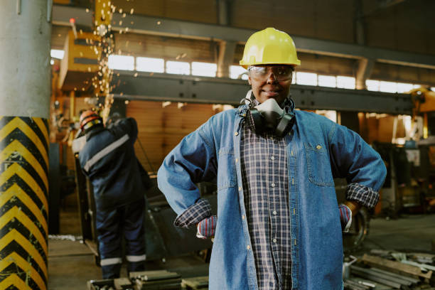 istock Confident Female Portrait Factory Worker 2162129908