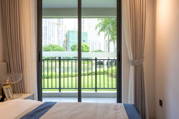 istock Outdoor scenery through bedroom windows 2162130230