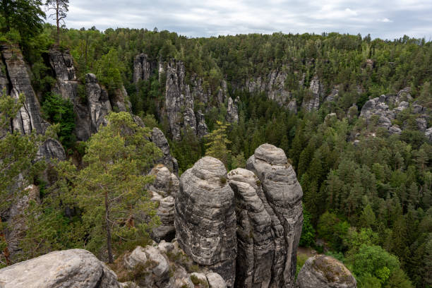 istock A mountain range with a forest in the background 2162132345