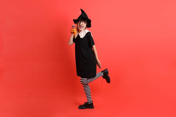 istock 20s Asian Woman Halloween 2162134659
