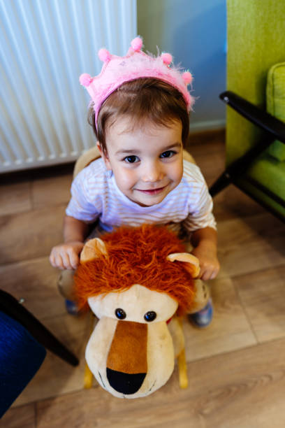 istock Beautiful little girl looking at camera 2162135003