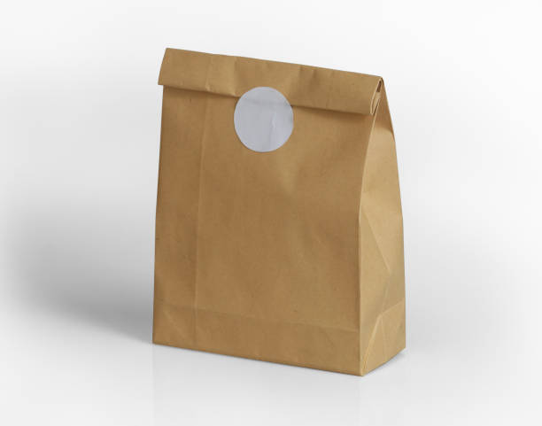 istock A brown paper bag on a white background 2162138783