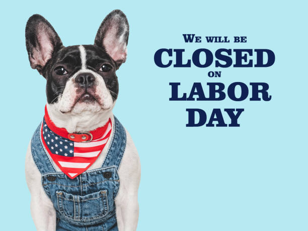 istock Signboard We will be closed on Labor Day 2162139212