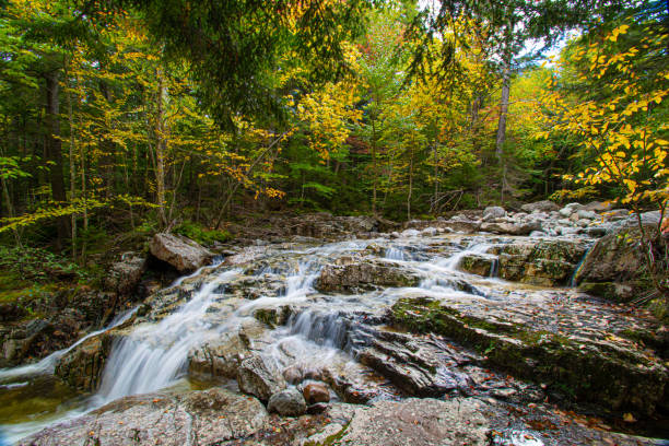 Lake Placid View in Autumn in New York