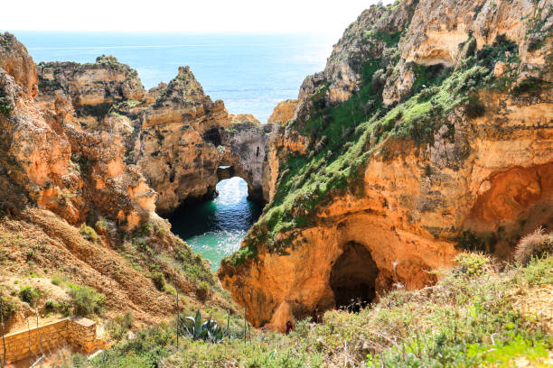 istock Natural features, cliffs and limestone formations of Ponta da Piedade 2162142371