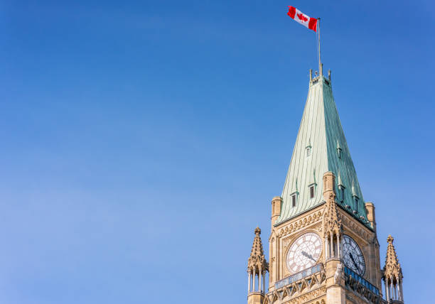 istock Peace Tower on the Canadian Parliament Building 2162142635