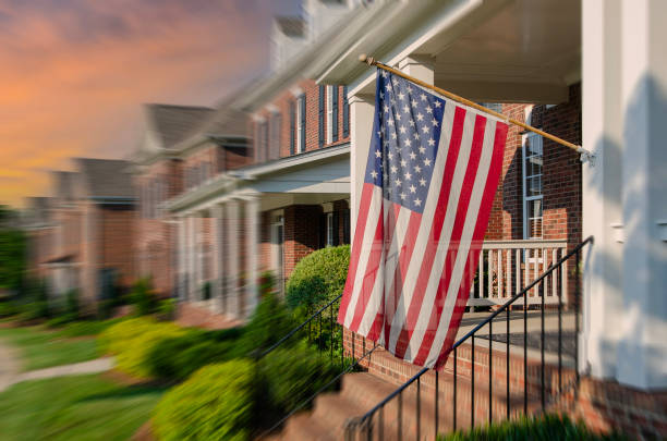 istock Patriotic Neighborhood 2162143439
