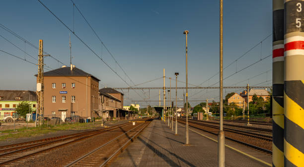 istock Sunny hot morning on platform in station Sokolov CZ 06 29 2024 2162143934