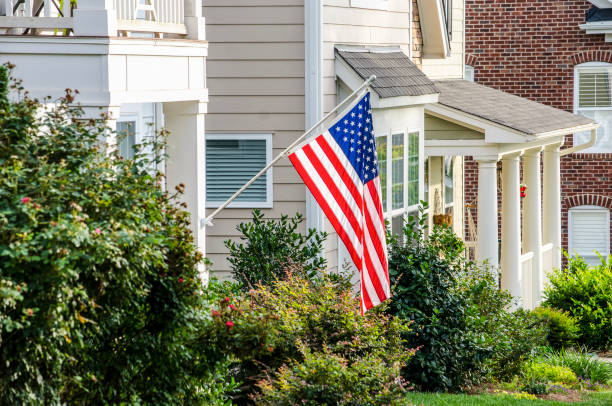 istock Patriotic Neighborhood 2162144525