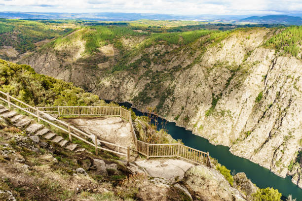 istock River Sil Canyon, Spain. Mountain view from lookout 2162145826