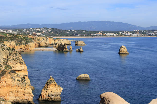 istock Natural features, cliffs and limestone formations of Ponta da Piedade 2162148074