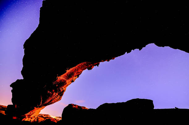 istock A rock formation with a large archway in the middle 2162150622