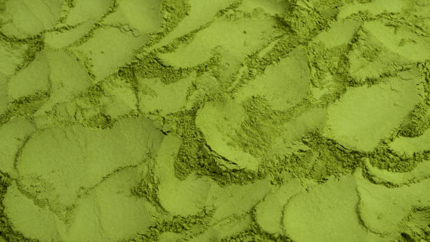 istock Matcha tea, matcha powder as a background. 2162153325