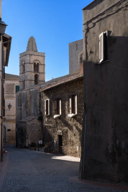 istock Tarquinia, old city steet view 2162153973