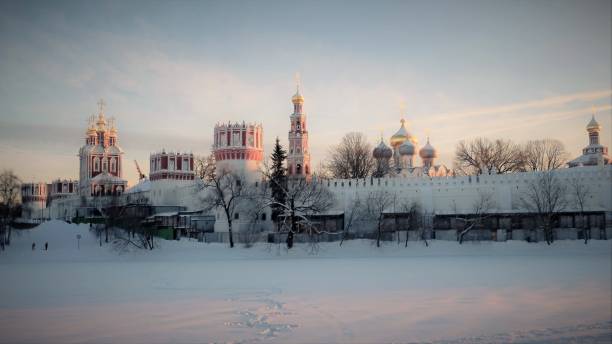 istock Novodevichey Monaster in Moscow in winter 2162159587