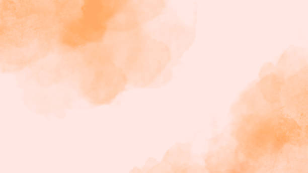 istock Abstract Watercolor Background Orange with copy space 2162159620