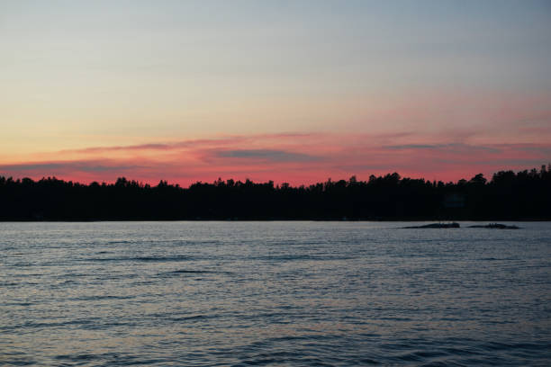 istock Scenic view of archipelago against sky during sunset 2162167450