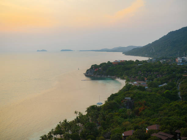 Scenic view of idyllic  beach on Ko Phangan, Thailand