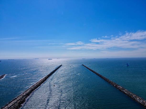 Entrance of Long Beach Harbor