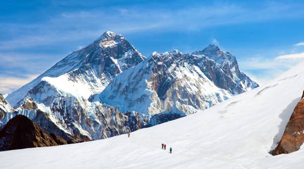 istock mount Everest glacier hikers Nepal Himalayas mountains 2162173447