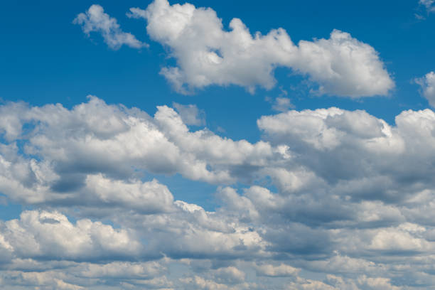 the sky is filled with clouds creating a sense of calm and serenity