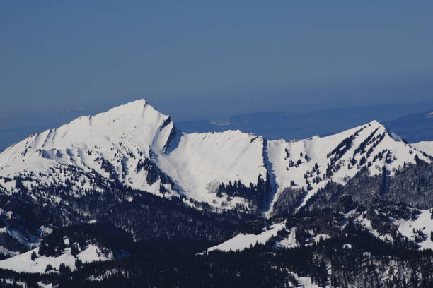 istock Mount Grosser Speer in winter, Swiss Alps. 2162180953